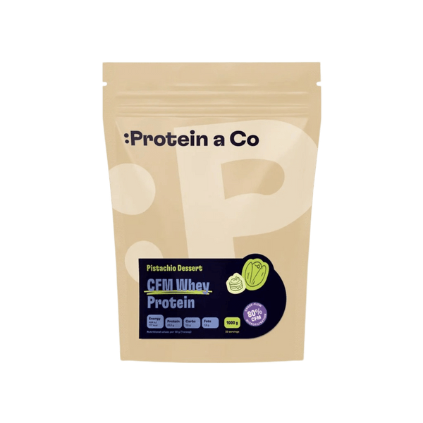 CFM WHEY PROTEIN 80 1 kg - Pistachio dessert - FitMar.cz