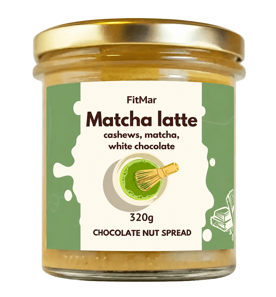 Matcha Latte krém s bílou čokoládou