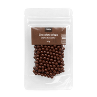 Chrupki do kremu - gorzka czekolada 15g