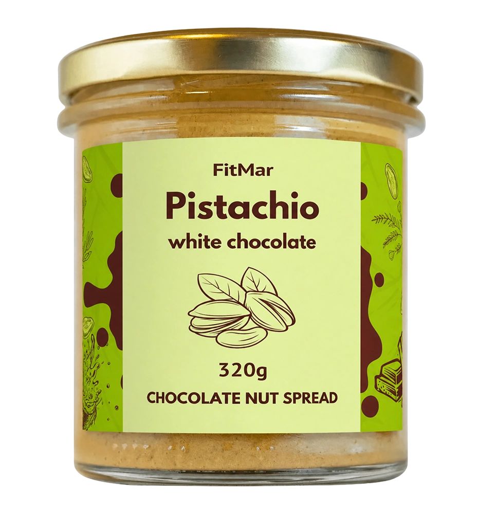 Krem pistacjowy z białą czekoladą