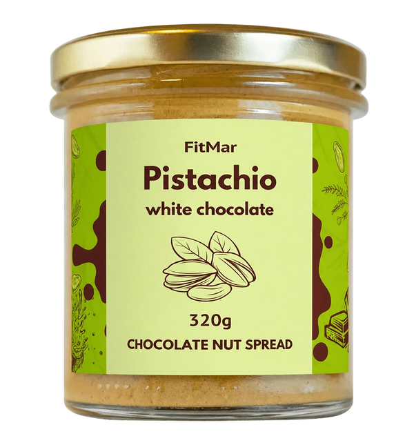 Krem pistacjowy z białą czekoladą